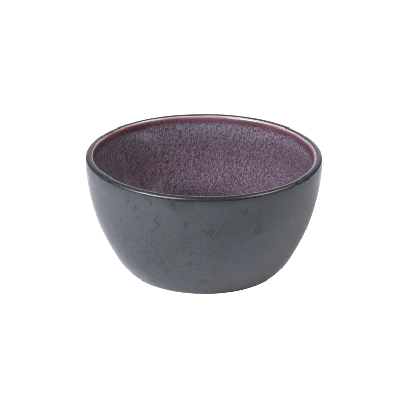Bitz Living Stoneware Bowl 10 cm Black, Lilac